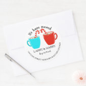 Changement d'adresse autocollant cacao chocolat ch (Enveloppe)