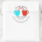 Changement d'adresse autocollant cacao chocolat ch (Sac)