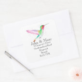 Changement d'adresse autocollant d'aquarelle oisea (Enveloppe)