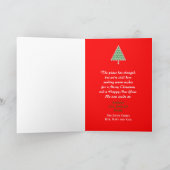 Changement d'adresse Carte de Noël, Arbre de Noël (Intérieur)