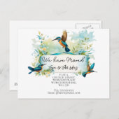 Changement d'adresse carte postale (Devant / Derrière)