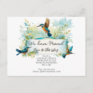 Changement d'adresse carte postale