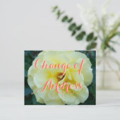 Changement d'adresse carte postale avec photo de f (Debout devant)