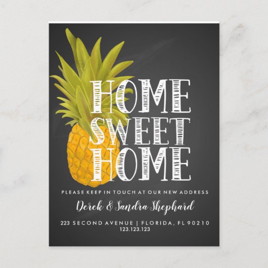 Changement d'adresse carte postale que nous avons  (Devant)