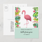 Changement d'adresse carte postale que nous avons  (Devant / Derrière)