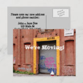 Changement d'adresse Cartes postales - Nous sommes (Devant / Derrière)