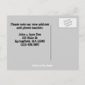 Changement d'adresse Cartes postales - Nous sommes (Dos)