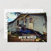 Changement d'adresse de carte postale (Devant / Derrière)