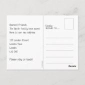 Changement d'adresse de carte postale (Dos)