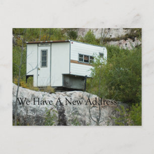 Changement d'adresse drôle la carte - long campeur