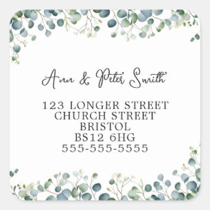 Changement d'adresse étiquette feuilles de retour