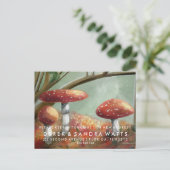 Changement d'adresse faire-part toadstool huile pe (Debout devant)