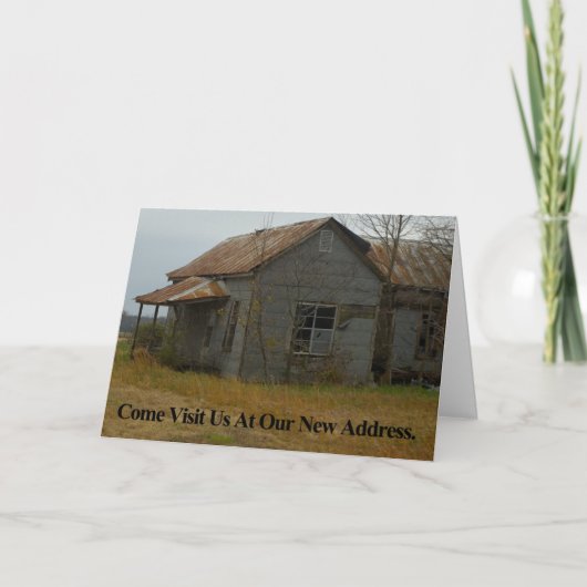 Changement d'adresse la carte : Venez rendez- (Devant)