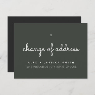 Changement d'adresse Nous avons déplacé une carte