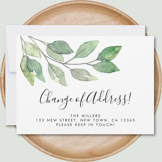 Changement d'adresse Nouveau Faire-part de remplis