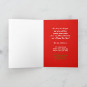 Changement d'adresse Photo Carte de Noël (Intérieur)