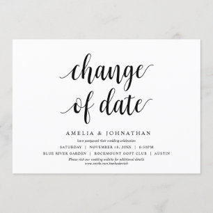 Changement de date, Carte de changement de date de