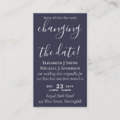 Changement de date Mariage Postponement Invitation (Devant)