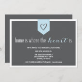 Changement de Faire-part d'adresse (Devant / Derrière)