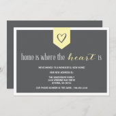 Changement de Faire-part d'adresse (Devant / Derrière)