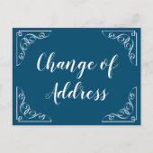 Changement de faire-part de calligraphie de script (Devant)