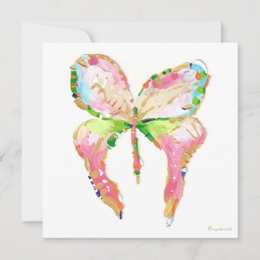 changement de papillon carte d'adresse (Devant)