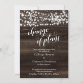 Changement de plan Carte Mariage reportée des feux (Devant)