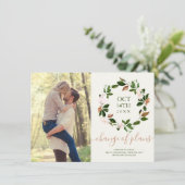 Changement de plan Mariage de automne - Invitation (Debout devant)