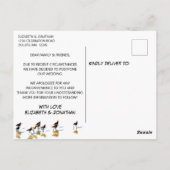 Changement de plan Sandpipers sur la carte postale (Dos)