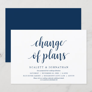 Changement de plans, Carte de changement de date d