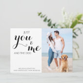 Changement de plans Mariage de chien Faire-part (Debout devant)