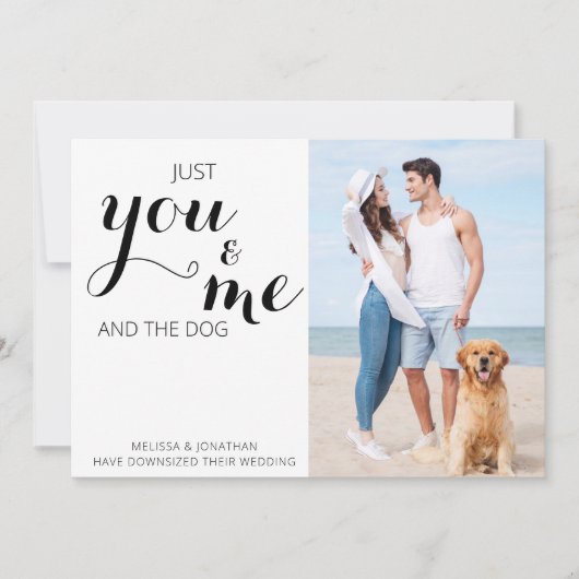 Changement de programme Annonce de mariage canin (Devant)