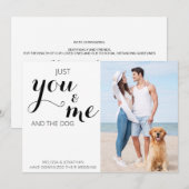 Changement de programme Annonce de mariage canin (Devant / Derrière)