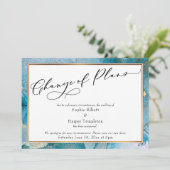 Changement de programme Carte de mariage reporté T (Debout devant)