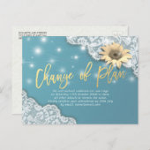 Changement de programme Report de mariage Dentelle (Devant / Derrière)