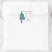 Changer d'adresse autocollant sapin de Noël (Sac)
