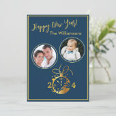 Changer d'année Bonne nouvelle année Carte photo 2 (Debout devant)