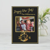 Changer d'année Bonne nouvelle année Carte photo 4 (Debout devant)