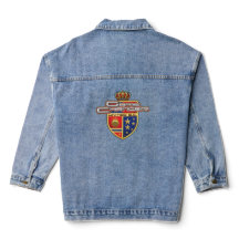 "Changer de jeu" Veste Denim bleu femme