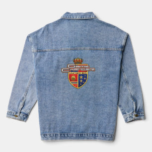 "Changer de jeu" Veste Denim bleu femme