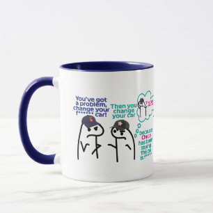 Changer de voiture - Drôle Motorsport Citation Mug