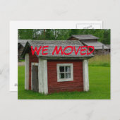 Changer Drôle D'Adresse Carte Postale (Devant / Derrière)