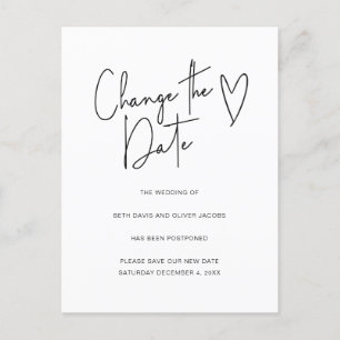 Changer la date Changement de plans Invitation sim