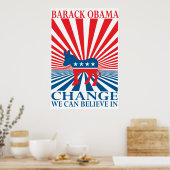 CHANGER NOUS POUVONS CROIRE POSTER (Cuisine)