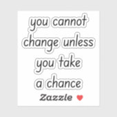 Changer Sticker Vinyl Coupé Personnalisé (Feuille)