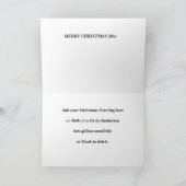 Changer TOUT Texte Organisation Carte de Noël (Intérieur)