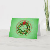 Changer TOUT Texte Organisation Carte de Noël (Devant)