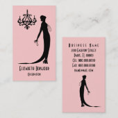 CHANGEZ le carte de visite de ~ de plat de mode de (Devant / Derrière)