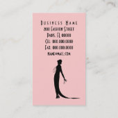 CHANGEZ le carte de visite de ~ de plat de mode de (Dos)