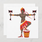 Chango-uitnodigingen Kaart (Voorkant / Achterkant)